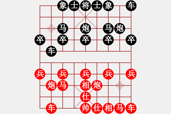 象棋棋譜圖片：鐵道游擊包(7段)-負(fù)-跌馬過(guò)河(2段) - 步數(shù)：10 