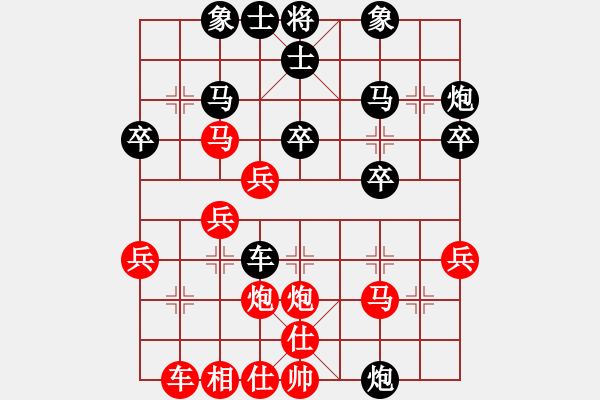 象棋棋譜圖片：賈一達(dá) 負(fù) 斯德哥爾摩情人 - 步數(shù)：30 