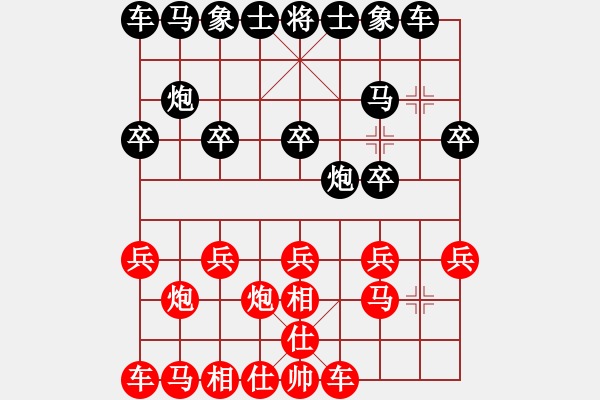 象棋棋譜圖片：bbboy002[紅] -VS- ∈棋天大圣∈[黑] - 步數(shù)：10 