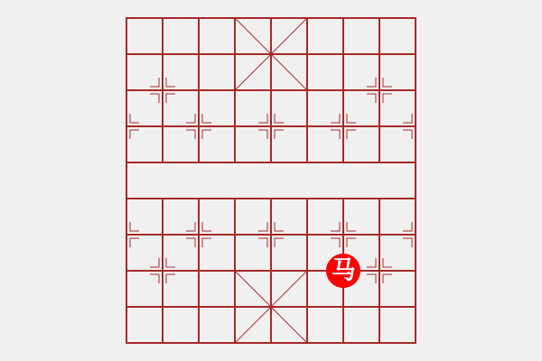 象棋棋譜圖片：11 馬躍整枰內(nèi)（半） 圖論哈氏圈（鏈）2 - 步數(shù)：10 