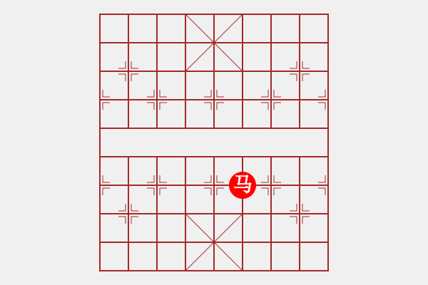 象棋棋譜圖片：11 馬躍整枰內(nèi)（半） 圖論哈氏圈（鏈）2 - 步數(shù)：20 