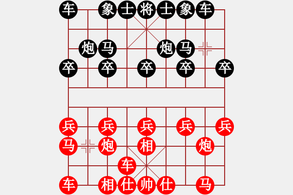 象棋棋譜圖片：連澤特 先和 許銀川 - 步數(shù)：10 