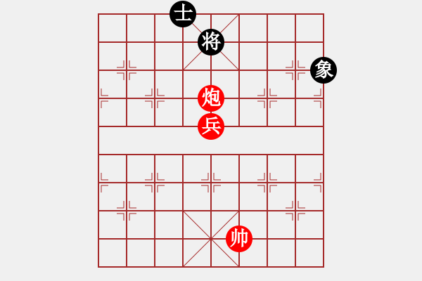 象棋棋譜圖片：炮兵殘局　第53局：炮騎河兵勝單士象05 - 步數(shù)：0 