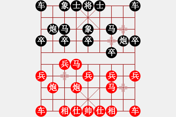 象棋棋譜圖片：濰衛(wèi)校甄(6弦)-勝-eggchs(2星) 2014年10月28日 17點22分 - 步數(shù)：10 