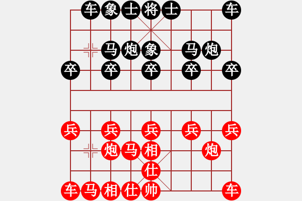 象棋棋譜圖片：求敗丶是榮 負(fù) 紫薇花對紫微郎 - 步數(shù)：10 