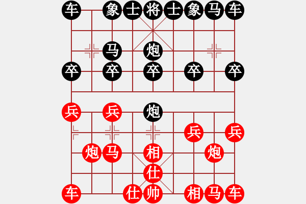 象棋棋譜圖片：翱翔[406453633] -VS- 橫才俊儒[292832991] - 步數(shù)：10 