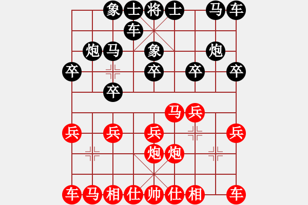 象棋棋譜圖片：pxyin(7段)-和-游戲金鷹(人王) - 步數(shù)：10 