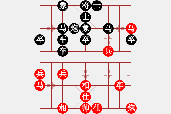 象棋棋譜圖片：中局的戰(zhàn)略目標(biāo)（三）中局得子（1） - 步數(shù)：10 