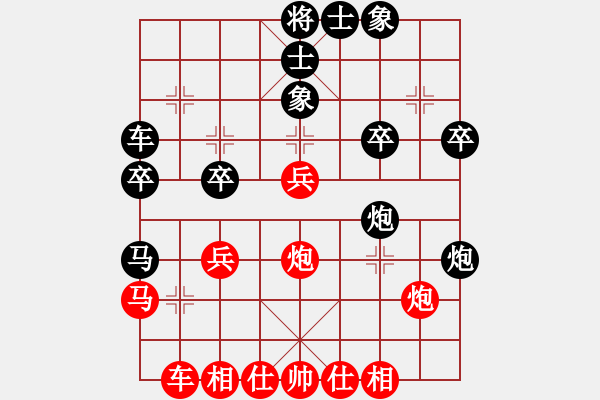 象棋棋譜圖片：4車八進(jìn)四丑時(shí)間贏 - 步數(shù)：30 