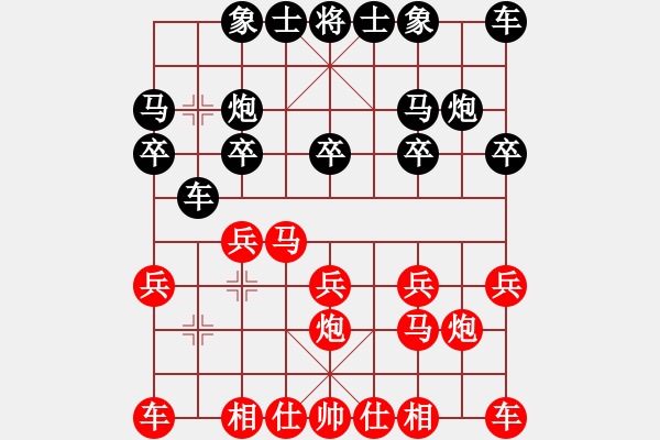 象棋棋譜圖片：男子團(tuán)體4 (2)沈毅豪先勝楊正雙 - 步數(shù)：10 