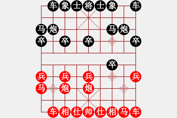 象棋棋谱图片：欧阳琦琳 董旭彬 负 文静 许银川 - 步数：10 