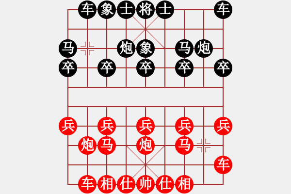 象棋棋譜圖片：橫才俊儒[292832991] -VS- 射手[469194594] - 步數(shù)：10 