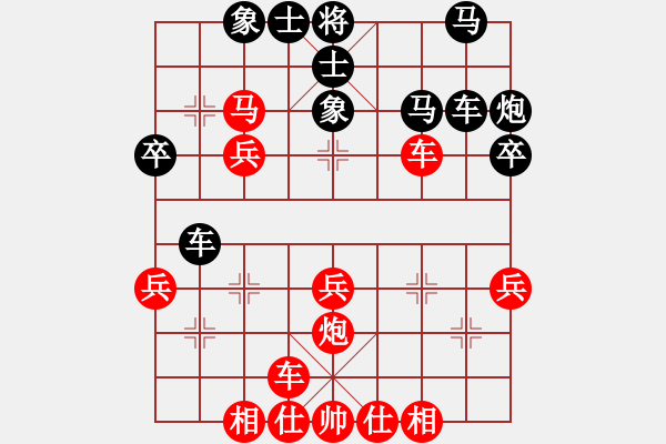 象棋棋譜圖片：港頭蜂鳥(8段)-負 春花秋月(月將) - 步數(shù)：40 