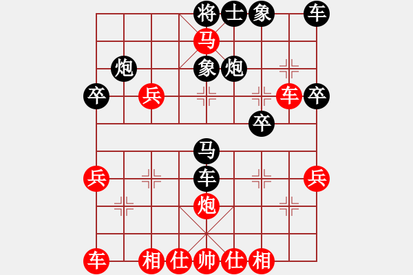 象棋棋譜圖片：聊城代表隊(duì)對(duì)棗莊隊(duì)第一臺(tái)：廉波vs陸偉韜 - 步數(shù)：30 