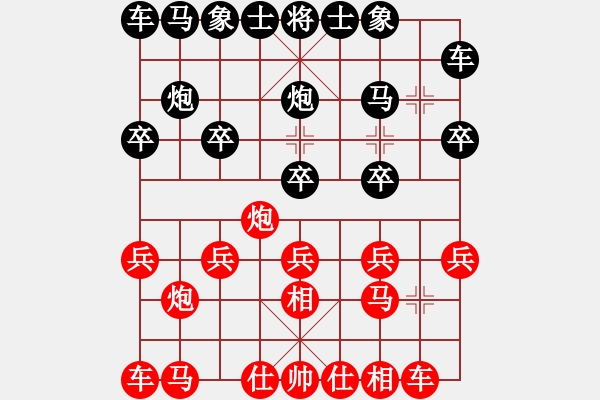 象棋棋譜圖片：起名太難[1275814448] -VS- 橫才俊儒[292832991] - 步數(shù)：10 