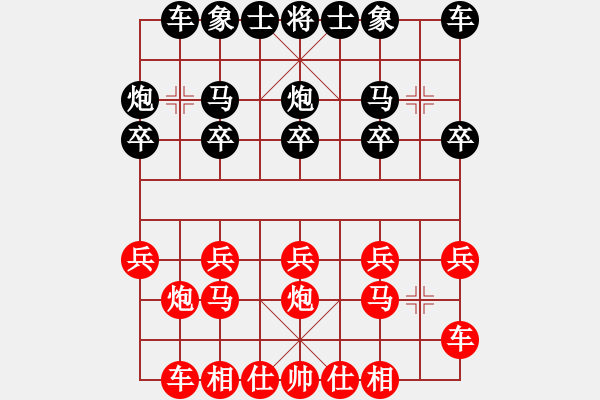 象棋棋譜圖片：橫才俊儒[292832991] -VS- 仰望天空[763362017] - 步數(shù)：10 