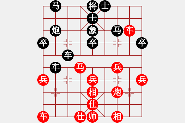 象棋棋譜圖片：四斧子(2段)-勝-中山棋院王(5段) - 步數(shù)：40 