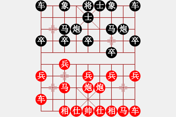 象棋棋譜圖片：11974局 E40-對(duì)兵局-小蟲引擎24層 紅先勝 天天AI選手 - 步數(shù)：10 