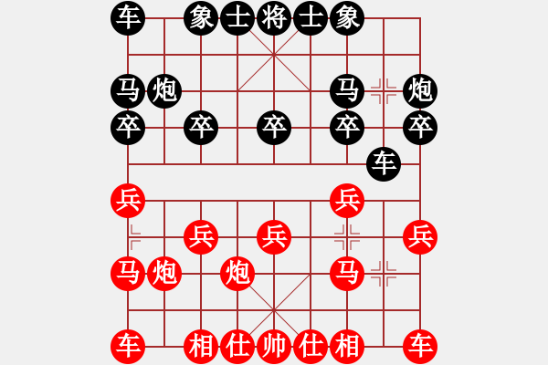 象棋棋譜圖片：陳啟明     先勝 孟辰       - 步數(shù)：10 