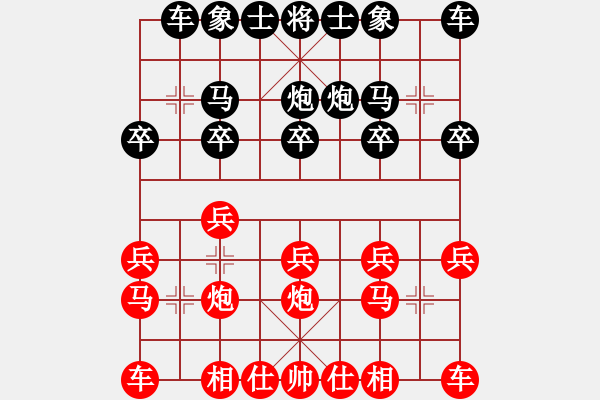 象棋棋譜圖片：葬心紅勝9288866【中炮對(duì)列炮】 - 步數(shù)：10 