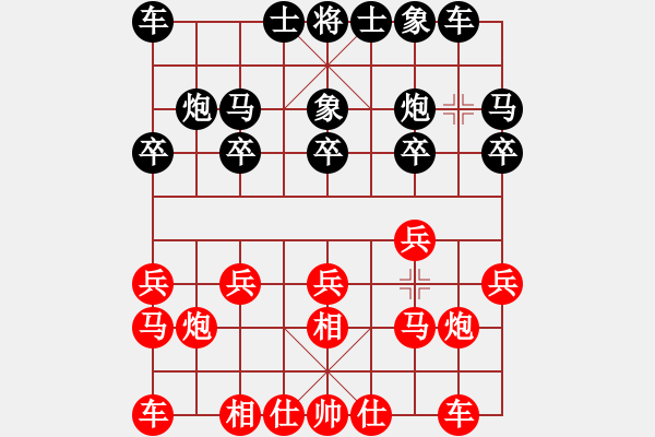 象棋棋谱图片：谢华先胜张三坚.pgn - 步数：10 