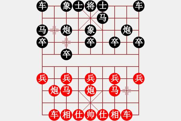 象棋棋譜圖片：嘴角揚(yáng)揚(yáng)[50129759] -VS- hhong[631422726] - 步數(shù)：10 