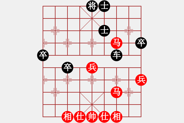 象棋棋譜圖片：D26 6 9 黑6炮2進2 黑7馬進1 4810 我勝（2步名手）2700 2635 17.12. - 步數(shù)：70 