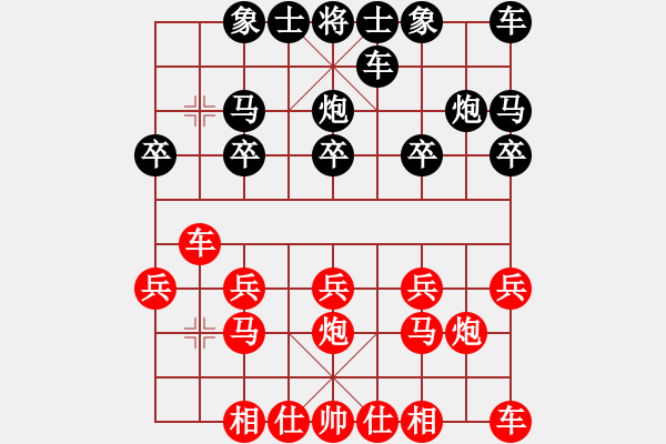 象棋棋谱图片：20201122武俊宇先和周星辰 - 步数：10 