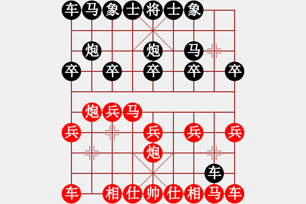 象棋棋譜圖片：笑傲江湖馬(天帝)-負-sskkbb(4段) - 步數(shù)：10 