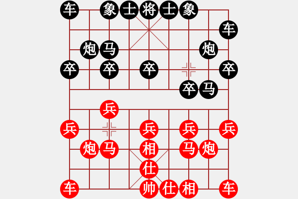 象棋棋譜圖片：倚天寶劍(5段)-和-海水正藍(lán)(2段) - 步數(shù)：10 