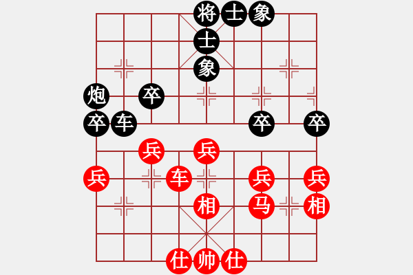 象棋棋譜圖片：開創(chuàng)局面(9段)-和-雪中行(日帥) - 步數(shù)：40 