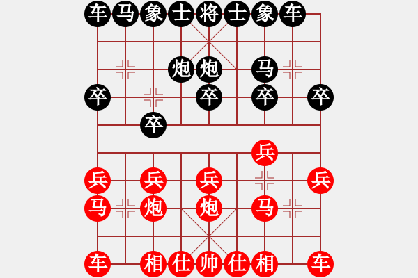 象棋棋譜圖片：風(fēng)尚如來VS湖南選手(2010-8-29) - 步數(shù)：10 