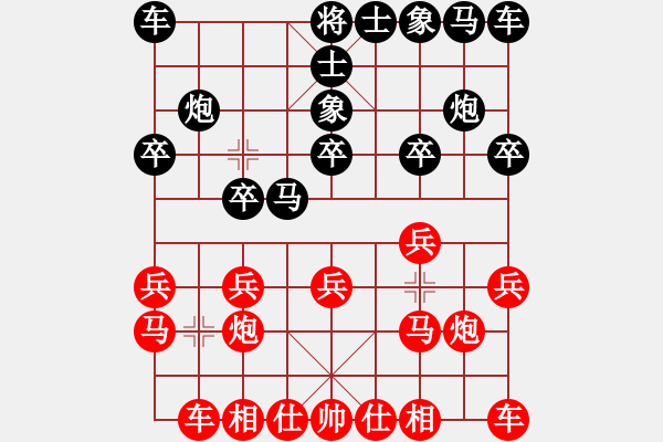 象棋棋譜圖片：對兵局 zzbdwm勝 - 步數(shù)：10 