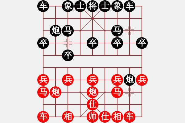 象棋棋譜圖片：棋樂[2285639363] -VS- 金菽[1569525225] - 步數(shù)：10 