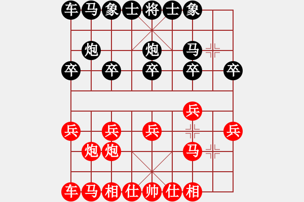 象棋棋譜圖片：金鉤釣車 不戰(zhàn)而勝：棋苑大怪[紅] -VS- qfyy911[黑] - 步數(shù)：10 