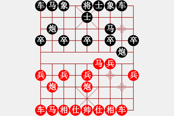 象棋棋譜圖片：2022.1.25.4JJ五分鐘先勝左炮封車 - 步數(shù)：10 