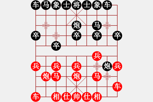 象棋棋譜圖片：品棋對(duì)手 先勝 藍(lán)天白云 - 步數(shù)：10 