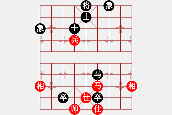 象棋棋譜圖片：2006年梁山賽第八輪：中山棋院楓(6級)-和-逍遙之馬超(初級) - 步數(shù)：130 