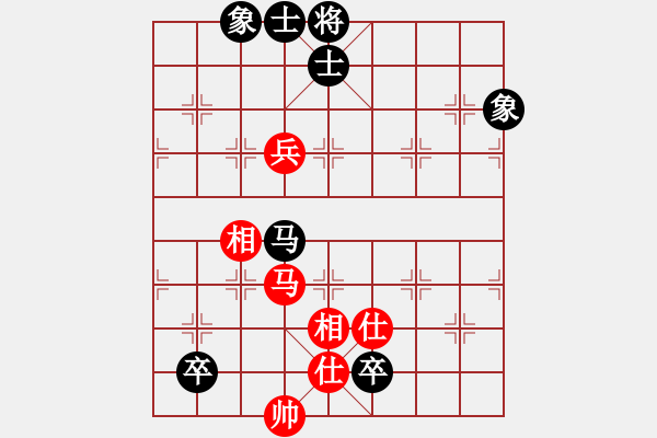 象棋棋譜圖片：2006年梁山賽第八輪：中山棋院楓(6級)-和-逍遙之馬超(初級) - 步數(shù)：150 