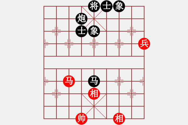象棋棋谱图片：张桐瑞（红先和）张健 - 步数：110 