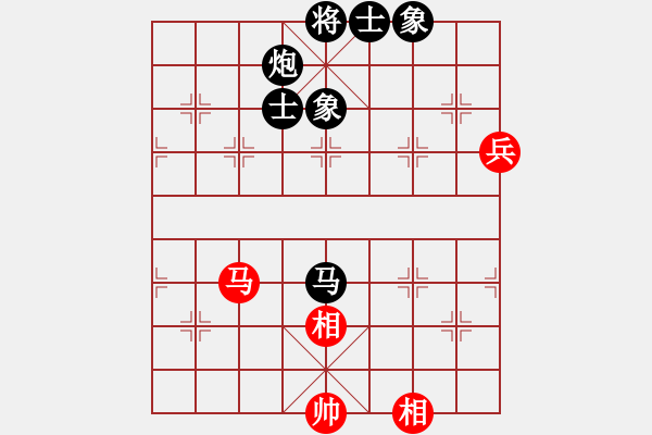 象棋棋谱图片：张桐瑞（红先和）张健 - 步数：111 