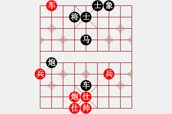 象棋棋譜圖片：殺過(guò)幾條豬(5段)-和-奔四純機(jī)測(cè)(5段) - 步數(shù)：120 