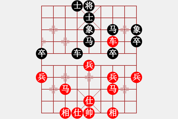 象棋棋譜圖片：溫布爾登[1743906599]負(fù) 一統(tǒng)江湖-芳棋[893812128] - 步數(shù)：40 