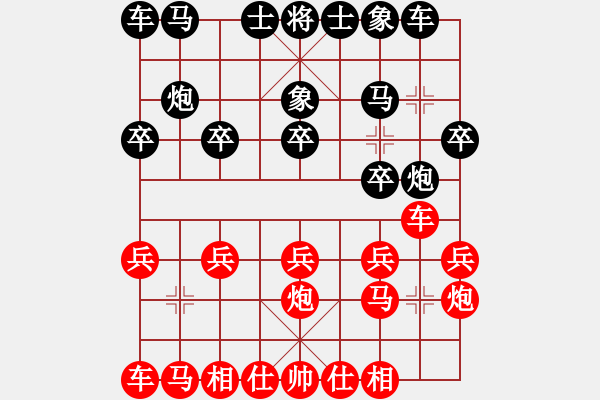 象棋棋譜圖片：羅盤(5級)-勝-南尋(1段) - 步數(shù)：10 