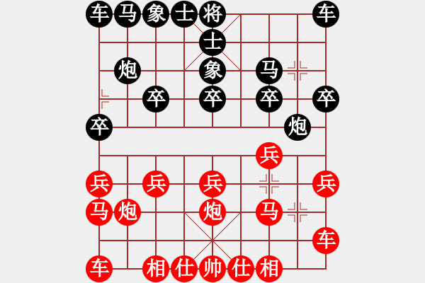 象棋棋譜圖片：雨藝書生(7弦)-勝-膠州獨(dú)俠(6弦) - 步數(shù)：10 