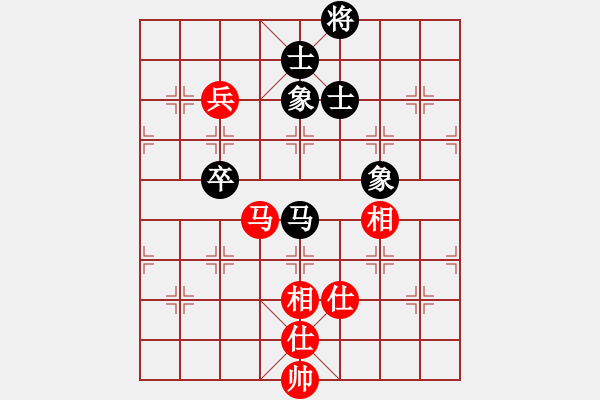 象棋棋谱图片：阿愚(无极)-和-寂寞如铁(无极) - 步数：110 