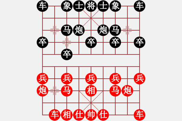 象棋棋譜圖片：江東新星(4段)-負(fù)-蠱色生香(5段) - 步數(shù)：10 