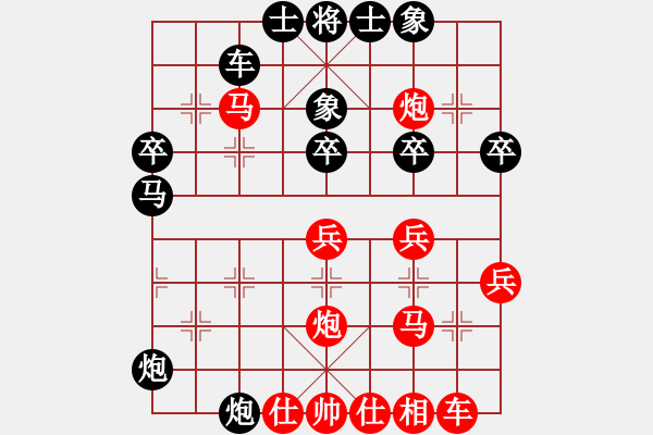 象棋棋譜圖片：wozaizhe(6級(jí))-負(fù)-nzbdwmzz(2級(jí)) - 步數(shù)：40 