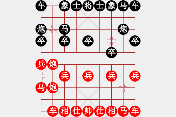 象棋棋譜圖片：11690局 A08-邊兵局-小蟲(chóng)引擎24層 紅先勝 天天AI選手 - 步數(shù)：10 