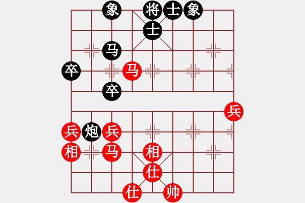 象棋棋譜圖片：risk(9段)-和-狐狼的女人(天帝)飛象對(duì)馬轉(zhuǎn)中炮！ - 步數(shù)：52 